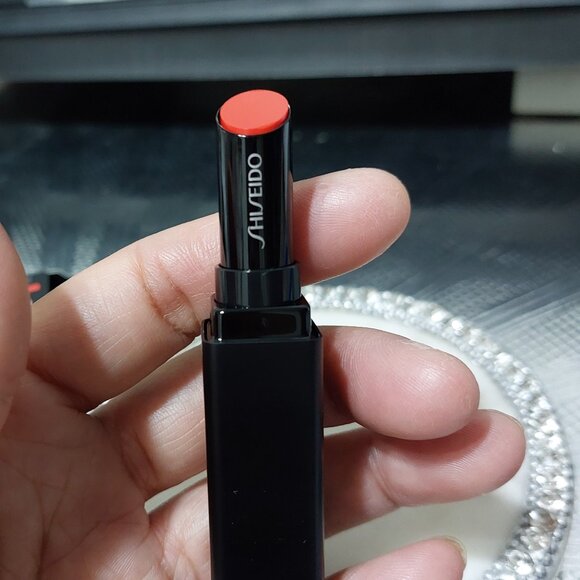 Shiseido Modern Matte Powder Lipstick Full Coverage Poppy 105 Lasting Color - Picture 2 of 8
